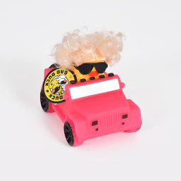 Pink Jeep Duck